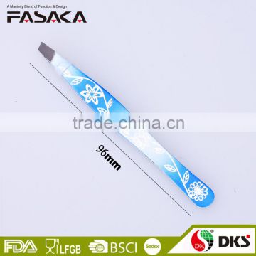 SSG131PFB-2015 New design stainless steel tweezers with colorful printing