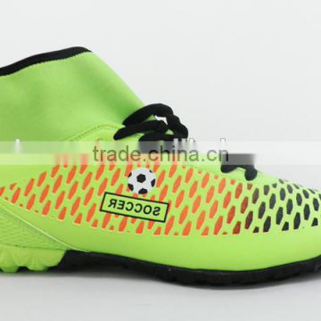 Hightop Good Quality Flyknit Upper Indoor Soccer Shoes For Men/Women/Children