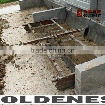 Goldenest bird house saving labour poultry manure removal system scraper cleaning system JCJ14-MC01
