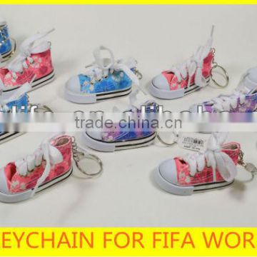 2014 brasil football world cup football shoes shape keychain