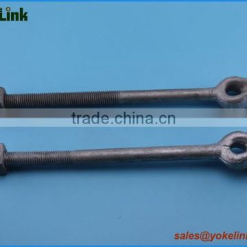Angle thm- eye bolt for power line fitting