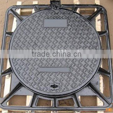 Casting EN124 C250 D400 ductile iron sewer drain manhole cover