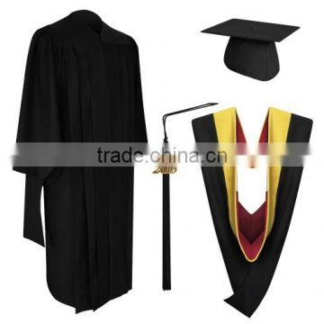 Customized Bachelor Cap Gown & Tassel uniforms gown graduation
