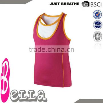 white rose color mixed OEM piping with insert 5xl tank top