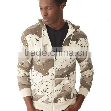 Rocky printed eco-fleece custom printing bulk zip hoodies cheap