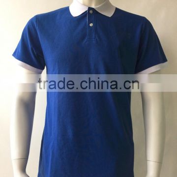school uniform polo shirt with short sleeve for men