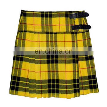 MacLeod of Lewis Ladies Girls Women Tartan Pleated Mini Billi Skirt