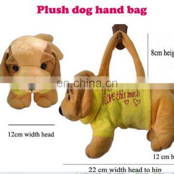 Custom floppy dog plush hand bag CE testing