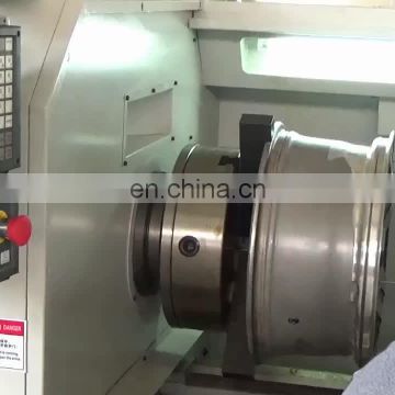Alloy wheel repair cnc lathe machine diamond cutting wheel cnc lathe CK6166A