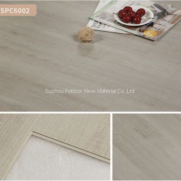 SPC floor plastic flooring sheet tiles slotted click lock 6″*36″size