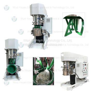 High viscous paste water purifying materials making dual planetary mixer