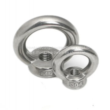 Stainless Steel 304 316 M6/ M8/ M10/ M12/ M16 Lifting Eye Nut For Sail Boats And Yachts