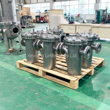 DN100 Basket strainer filter machine for water treatment used in steel plant, steam power plant