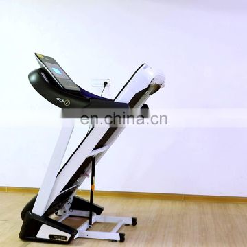 Multi function gym fitness equipment thin treadmill with massager belt home foldable treadmill