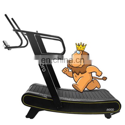 Gym Fitness Equipment commercial curved manual gym equipment self-powered running machine