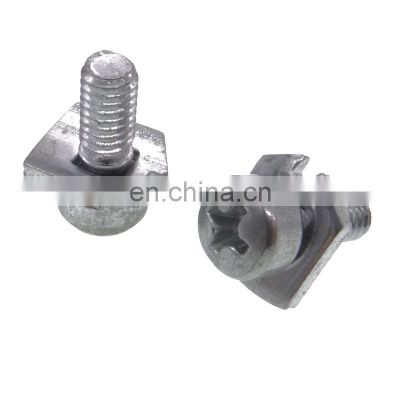 combination m4 sem screws with square washer for office chair