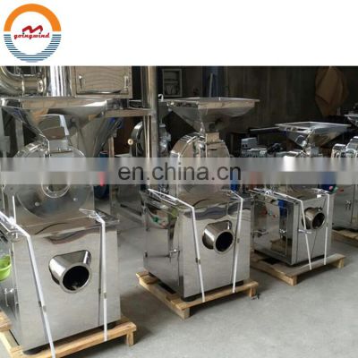 Automatic small powder pulverizing machine stainless steel commercial flour hammer mill grinder mini pulverizer price for sale
