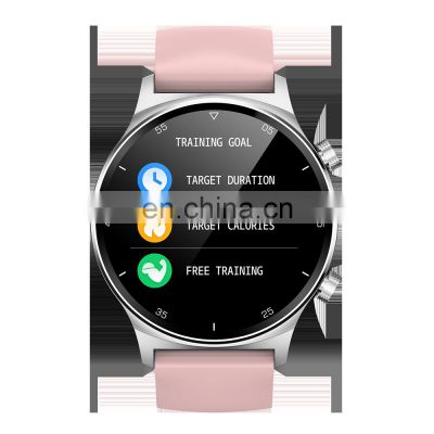 Nk09  Round Shape Colorful Screen Da Fit App Real Time Heart Rate Detector Smart Watch Da Fit Real Time Heart Rate Detector
