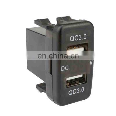 Car charger dual USB fast charging original hole non-destructive installation accessories 12V-24V