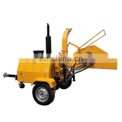 DWC40 diesel mobile wood chipper made in China forestry machinery