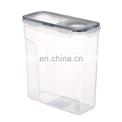 4L Airtight Food Storage Container Clamshell Sealed Can Cereal Snacks Sugar Plastic Storage Containers