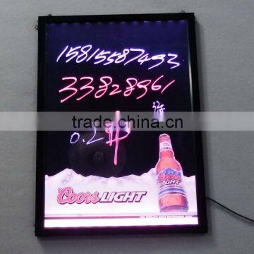 led lighting writing board led flashing billboard