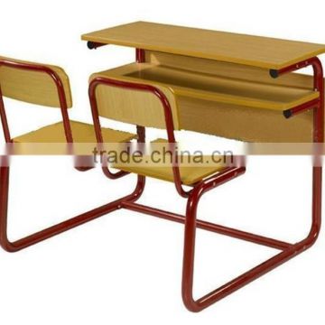 New style school table and chairs/School furniture/Wood school desk and chair