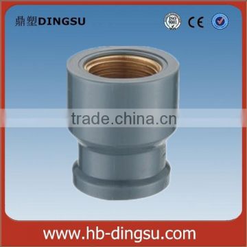 manufacturer fittings pvc coupling with brass (thread & female)