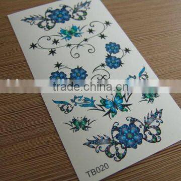 DIY fashionable adult body butterfly tattoo sticker/DIY self adhesive body tattoo sticker,tattoo sticker