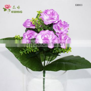 Home Garden Single Centerpiece Silk Flowers Craft Rose Decor Wedding Artificial