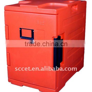 Front Loading Insulated Food Carrier with Food Pan Carriers