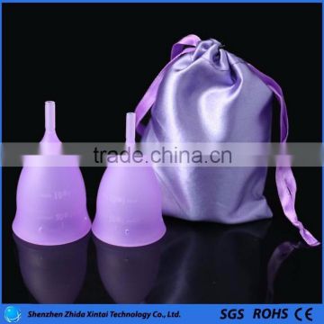 New design FDA silicone period cup lady menstrual cup