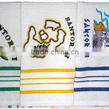 100%Cotton Embroidery Kitchen Towels / Tea Towels/Dish Cloth