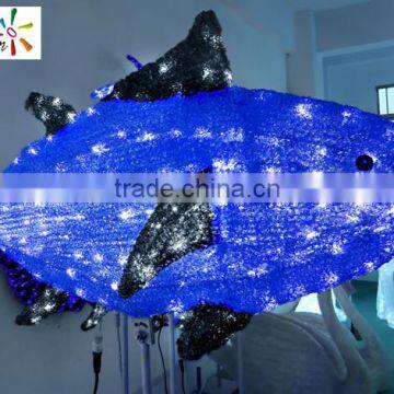 Holiday time decoration led fish attracting fishing light lovely led fish decorative led light