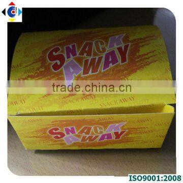 Custom logo printed disposable food grade paper snack paper small box