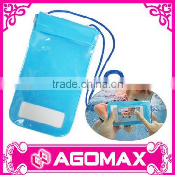 Certificated IPX8 10M & 30 MIN gift pvc waterproof pouch bag