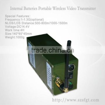 portable video transmission Built-in battery Surveillance equipment