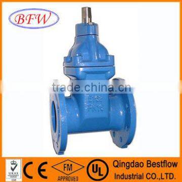 DIN3202 F4 non-rising stem gate valve