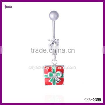 Wholesale New Arrival Christmas Gift Cane Piercing Belly Button