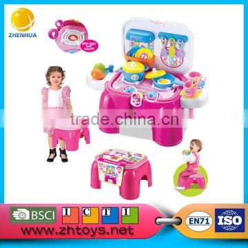 New Product for sale Storage chair kitchen set with music and light