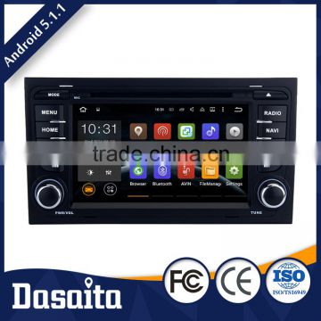 7 Inch 2 din Microphone panel car dvd player with GPS for audi