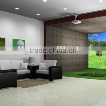2012 new arc-screen indoor golf simulator from china