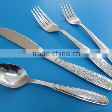 Good design stainless steel cutlery with beautiful handle