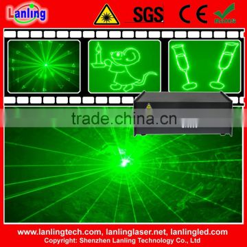 1W Green Animation advertising disco laser projector