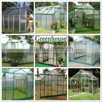 Wholesale grey polycarbonate greenhouse made by Grace Garden