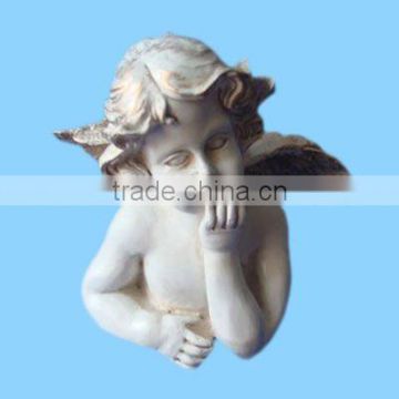 Wholesale table ornament polyresin angel