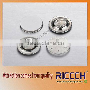 Metal Round Magnetic Name Badge/Button on clothing