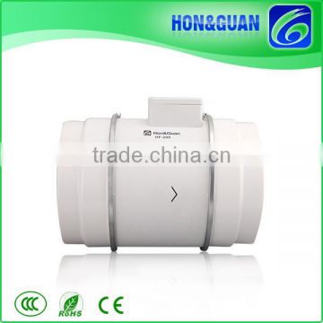 Hon&Guan 8Inch Two Speed or Three Speed Mixed Flow Fan for Ventilation Construction