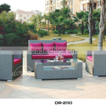 hot sale leisure China outdoor furniture living room rattan sex patio in garden sofa set
