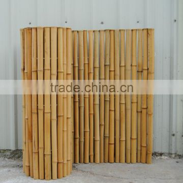 Bamboo Punch Fence Drilled Bamboo Poles / Tonkin Cane Fence